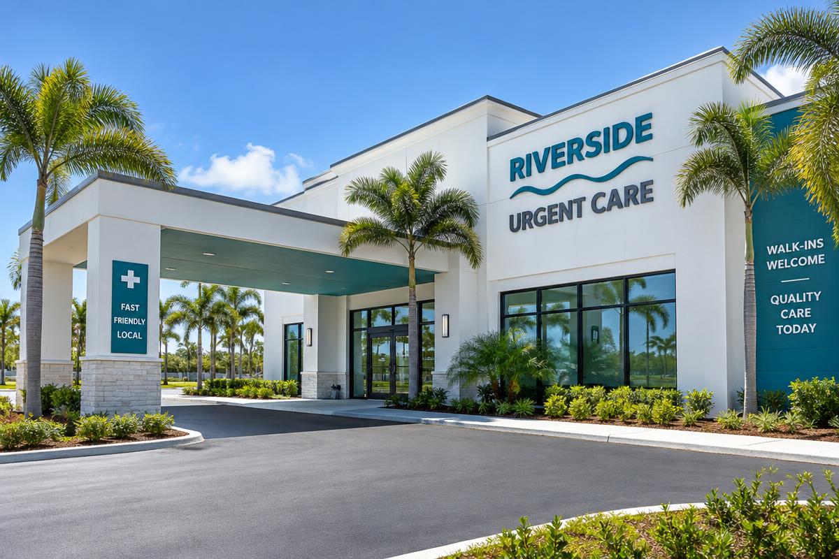 Exterior of Riverside Urgent Care